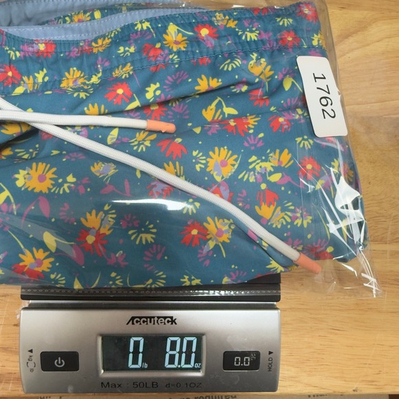 BONOBOS Mens Riviera Navy Sketch Floral Swim Trunks Shorts 9 Inch Inseam Size L - Picture 9 of 9